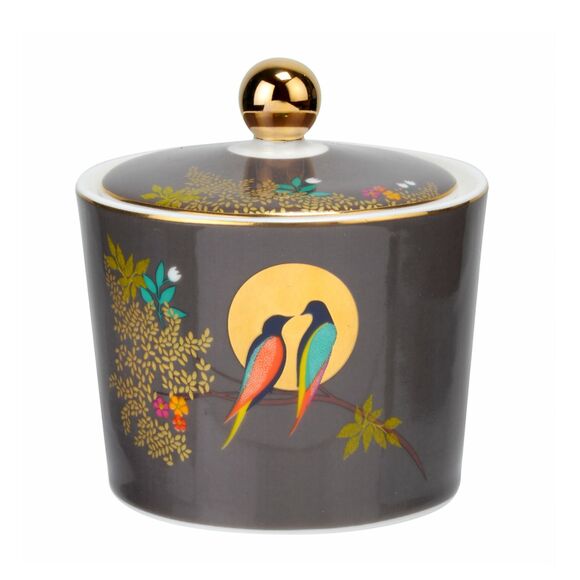 Sara Miller London Chelsea Porcelain Dark Grey Lidded Sugar Bowl & Pink Creamer - Picture 14 of 14